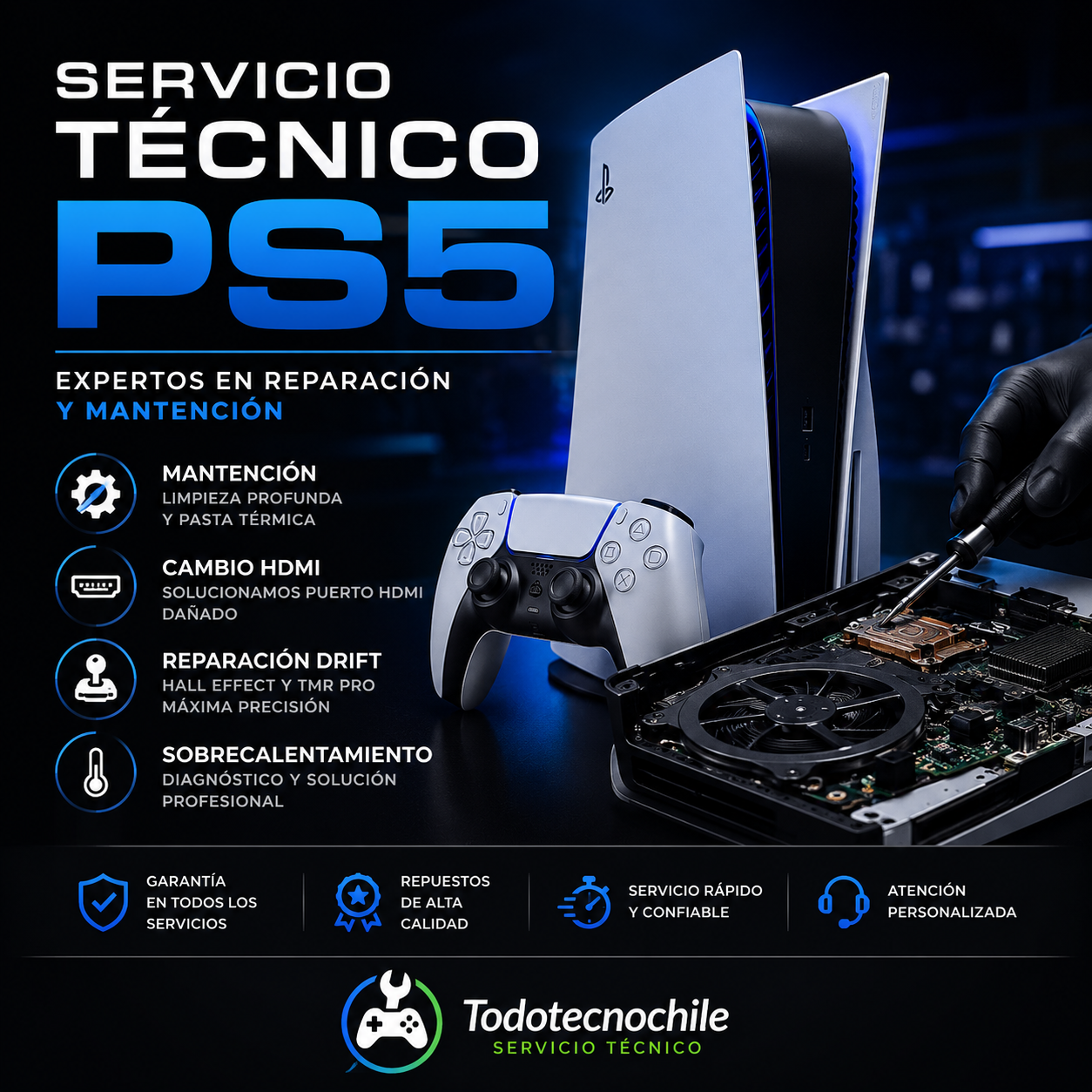 Servicios Técnicos PS5