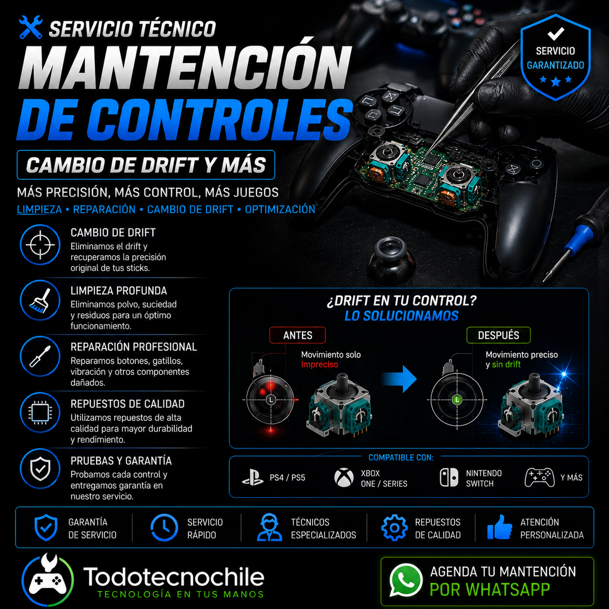 Mantención Joystick