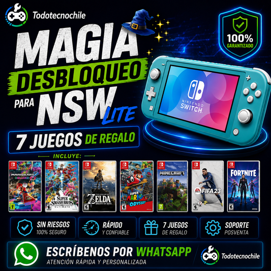 Desbloque Magia NSW Lite + 7 juegos